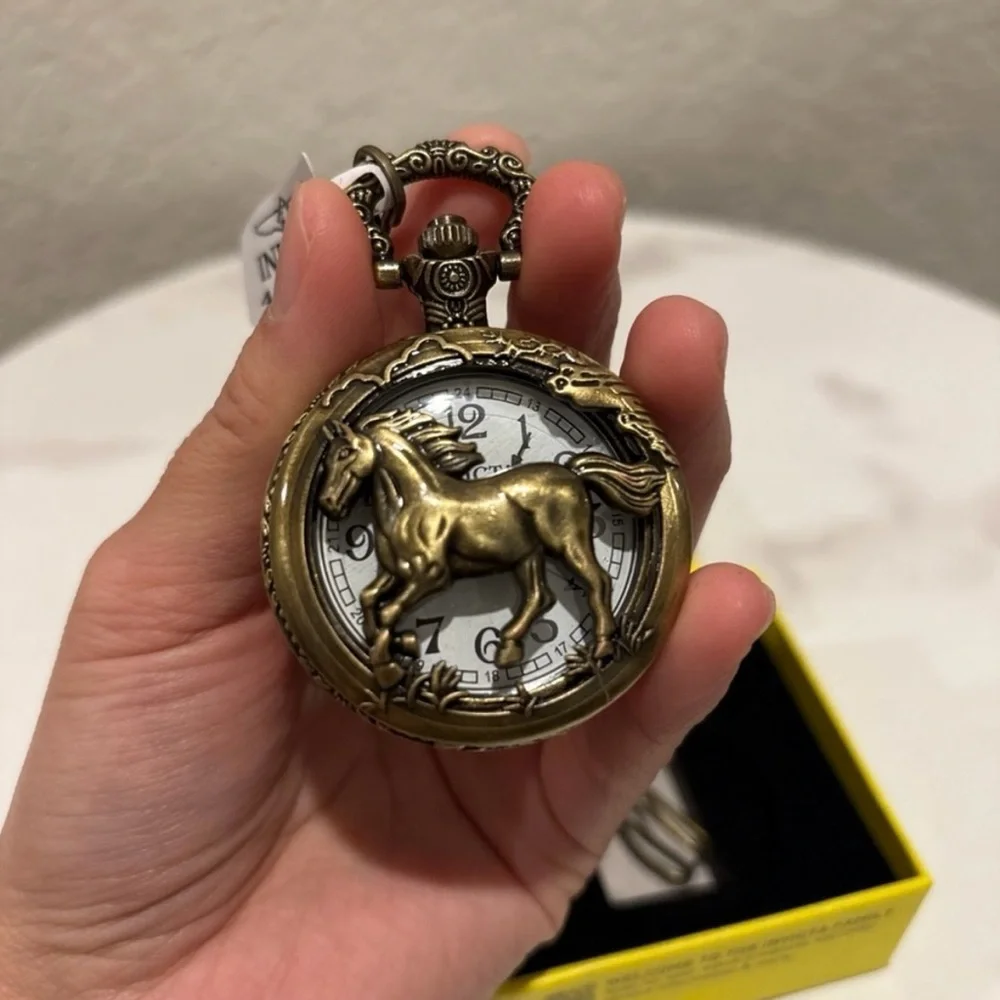Invicta Equinox Pocket Watch - 47mm, Bronze NWT